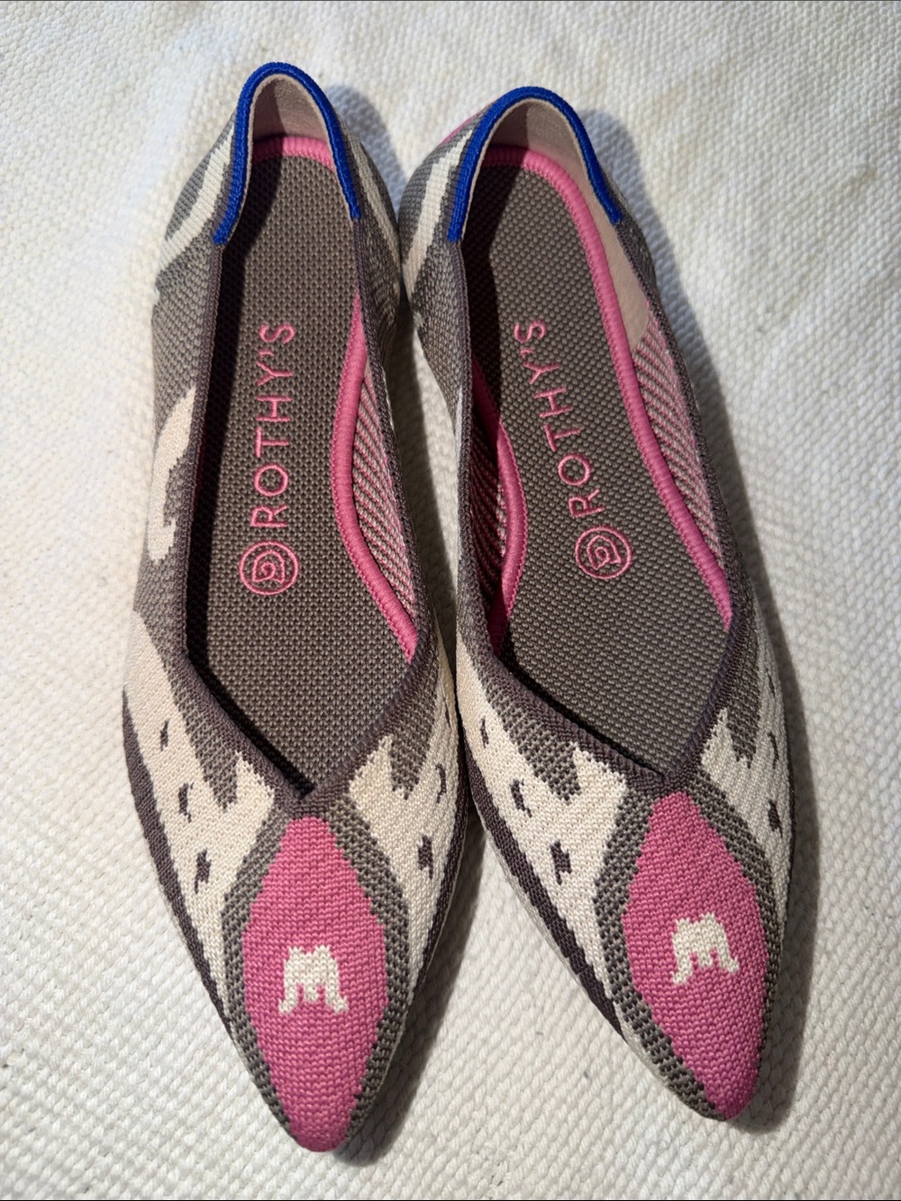 Rothy's The Point Moroccan Rose flats 37.5